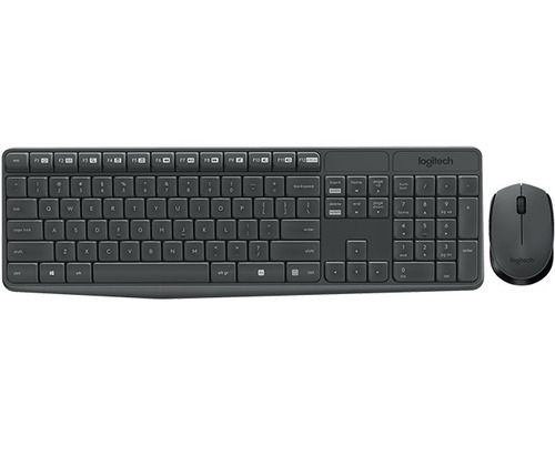 Kit Teclado Y Mouse Inalámbrico Logitech Mk235 Español Cuota