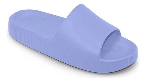 Chinelo Usaflex Nuvem Slide Poofy Salto Plataforma Azul