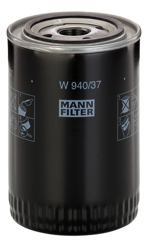 Filtro Óleo Mann-filter W940/37 Para Benati 120 Cs Vm