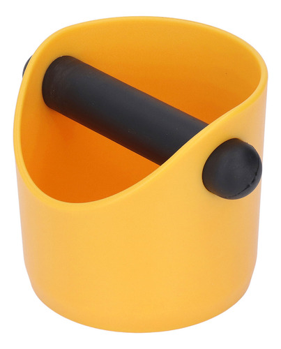 Cubo De Basura De Plástico Y Goma Yellow Coffee Knock