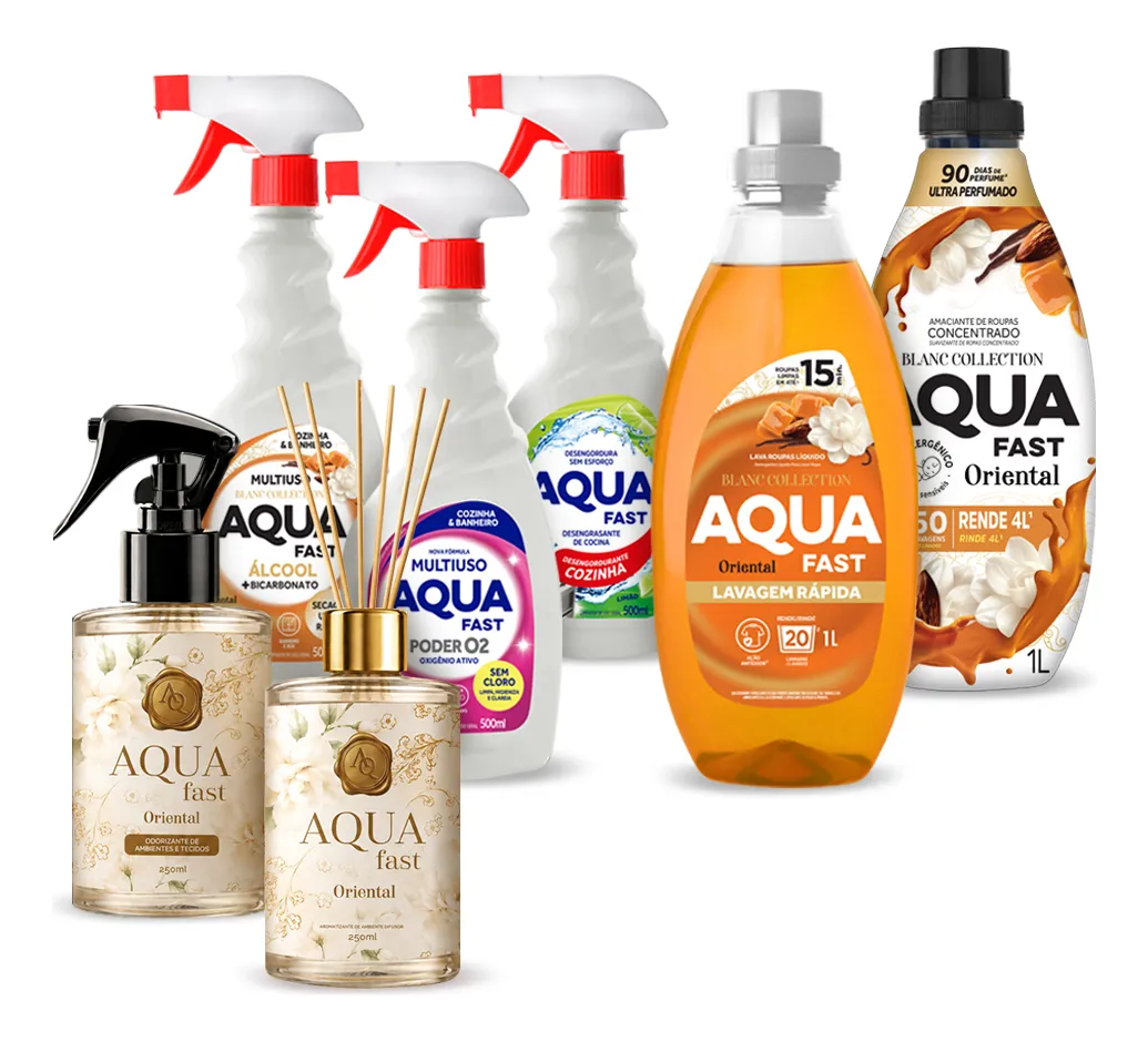 Kit Aquafast Blanc Collection Oriental Premium 7 Em 1