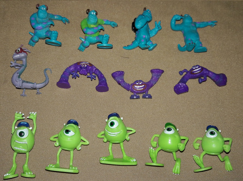 Coleccion Monsters University Grezon Tipo Kinder 13 Figuras (Usado)