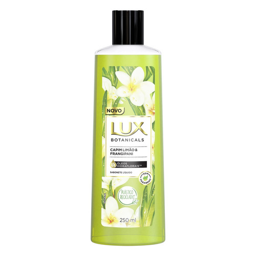 Imagem 1 de 4 de Sabonete líquido Lux Botanicals Capim-Limão & Frangipani em líquido 250 ml