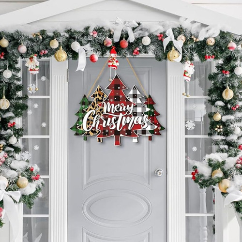 . Pingente Decorativo De Madeira Para Árvore De Natal Para O