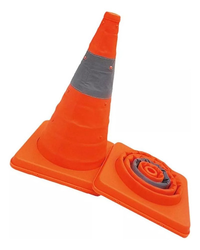 Cono De Carretera Reflectante De Seguridad Vial Retráctil De