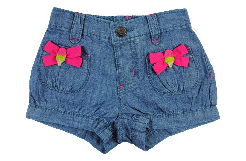 Short Jean Nena Gymboree Beba Elastico Bolsillos