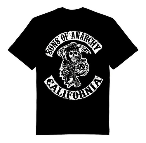 Camiseta Sons Of Anarchy Samcro Soa, Camisa Filhos Da Anarqu