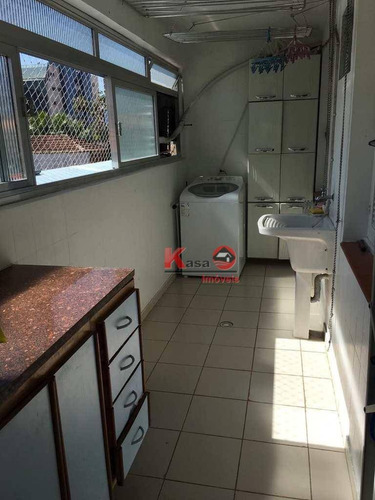 Imagem 18 de 19 de Apartamento Com 3 Dormitórios À Venda, 129 M² Por R$ 515.000,00 - Encruzilhada - Santos/sp - Ap7081