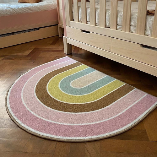 Alfombra Pie De Cama Infantil Rainbown Grande Multiply