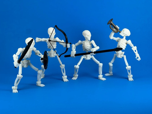 Pack 3 Figuras Esqueletos Dummy 13 - Rayo3d