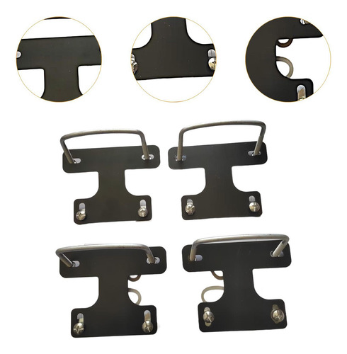 Bh Compatible 4x Caja De Techo Genérica, Perno En U,