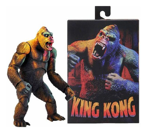 Figura Neca - King Kong Con Accesorios -  20 Cm - Original -