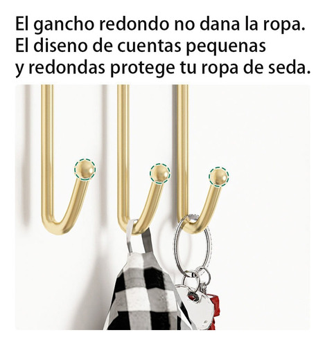 Perchero Gancho Para Puerta Colgador De Ropa Color Negro
