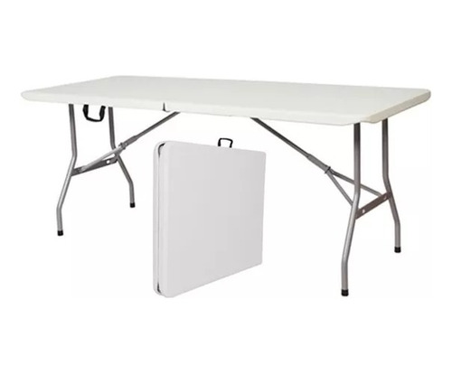 Mesa Plegable Tipo Maleta 1.83 Cm Camping Eventos Multiusos