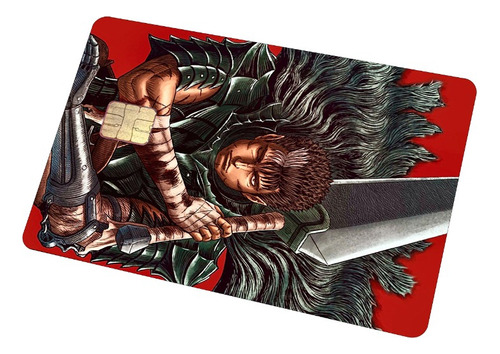 Sticker Para Tarjeta Nuevo Berserk Guts