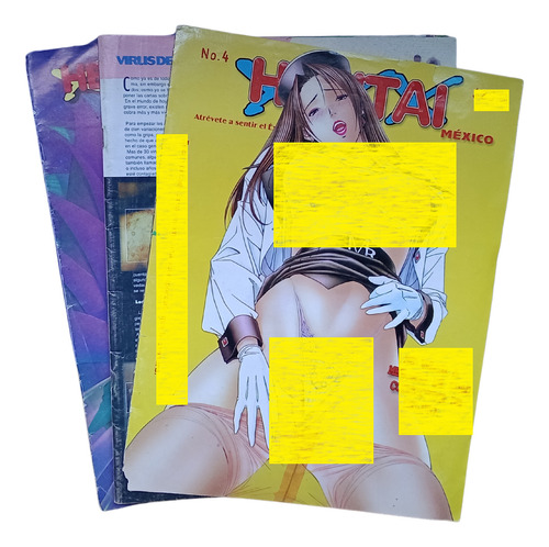 Revista Hentai Xxx No 4 Portada Desprendida Primeros Números (Usado)