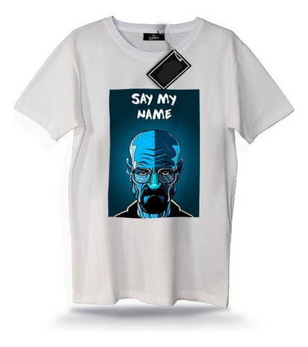 Remera Unisex De Algodón | Say My Name Heisenberg - Breaking