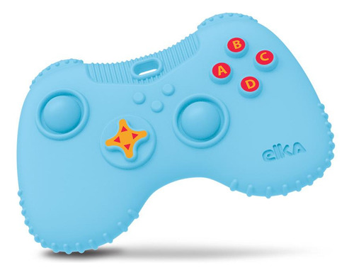 Mordedor Formato De Controle De Vídeo Game - Elka Cor Azul
