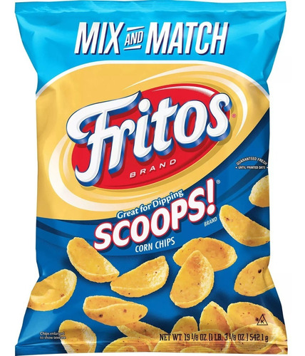 Fritos Scoops Americanos 542.1g