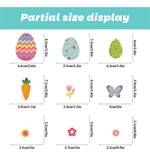 Adhesivo Para Ventana G 2025, Con Diseño De Huevos De Pascua