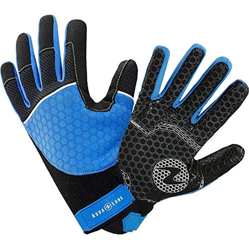 Guantes De Velocidad Aqualung (x-large, Azul / Negro)