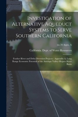 Libro Investigation Of Alternative Aqueduct Systems To Se...