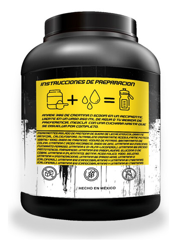 Proteína Whey Isolate Guns Suplements 1kg 26 Servicios Fresa