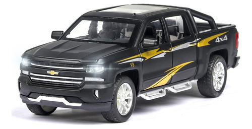 Chevrolet Silverado 4x4 Escala 1:32 Miniatura Metálica [u]