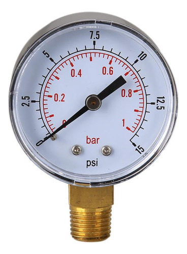 Manómetro De Presión Hidráulico 0-15 Psi 1,97\\\\ [u]