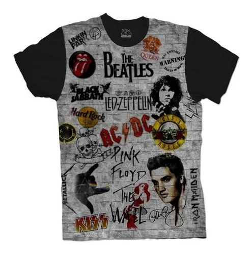 Camiseta Rock Clasico Heavy Metal Adultos Ni os Cuotas sin inter s