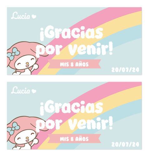 Plancha De Stickers, Candy Bar Personalizados Imprimibles