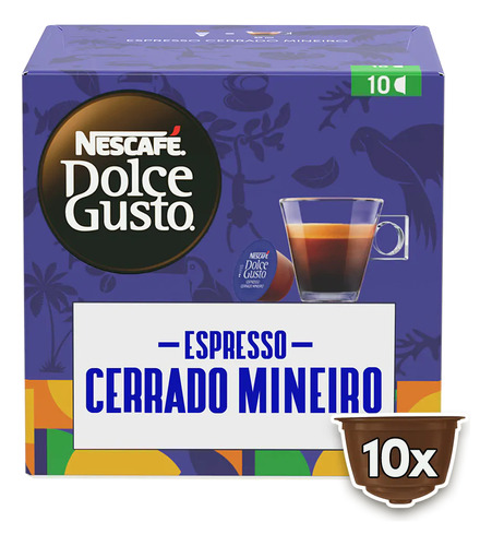 60 Capsulas Dolce Gusto Caixa 10 Unidades Cerrado Mineiro