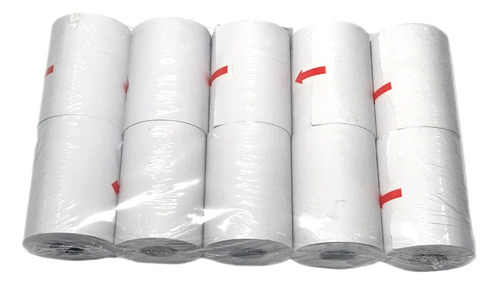 Papel Térmico 100 Rollos 57mm X 17m Compraqui Klap Transbank