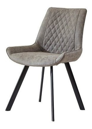Imagen 2 de 6 de Silla Tc1786 - Gris Këssa Muebles