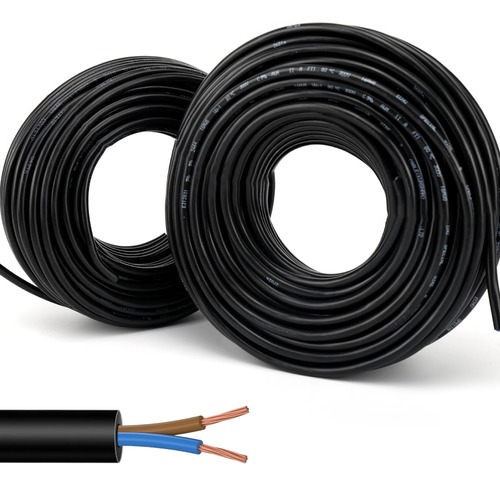 Rovco Cable Eléctrico De 2 Conductores, Cable De Paisaje De 