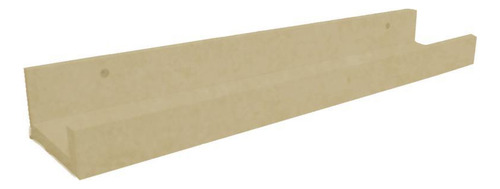 Prateleira Canaleta Para Tempero 800 X 90 Em Mdf - Natural