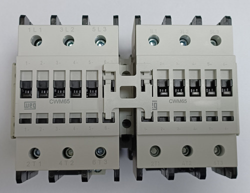 Kit Contator Qta C/ Intertrav Cwm95 220v + 2 Blocos Laterais