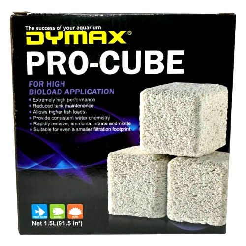 Dymax Pro Cube Material Filtrante Biologico Acuario Premium