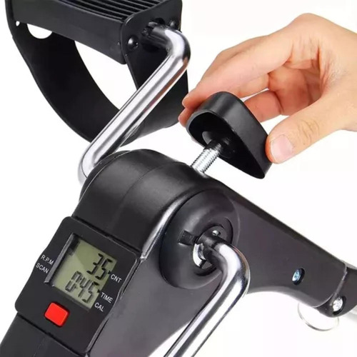Pedalera Spinning Ejercitador Manos Pies Monitor Plegable