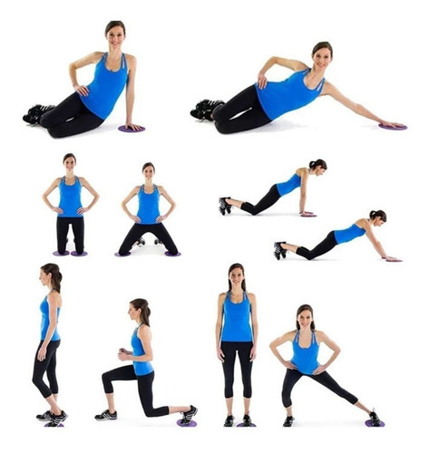 Imagem 6 de 6 de Discos Exercícios Deslizantes Fitness Hidrolight Mega Promo