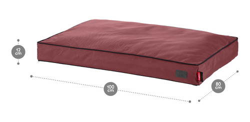 Imagen 2 de 8 de Rosen Cama Para Mascota Bony Burdeo Tamaño L