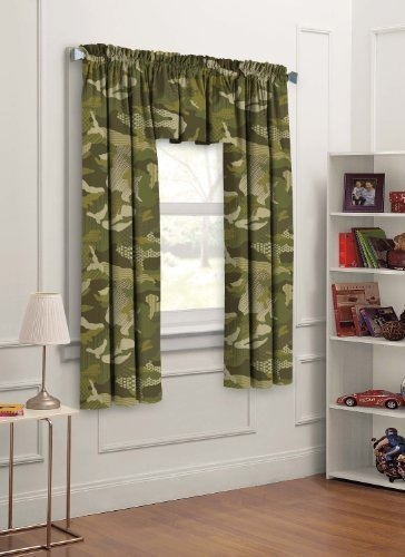 Dream Factory Geo Camo - Juego De Paneles Para Cortinas, 3