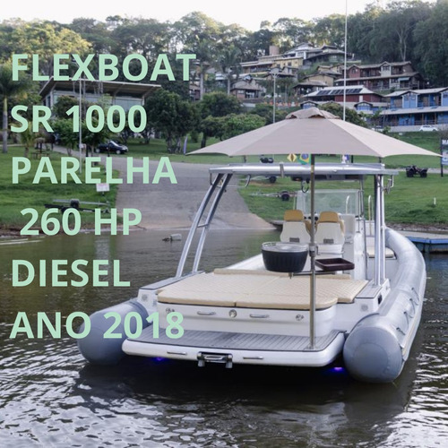 Flexboat Sr 1000 2018 Parela 260 Hp Diesel 100% Revisado
