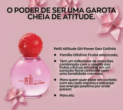 Deo Colônia Petit Attitude Girl Power 50ml - Avon