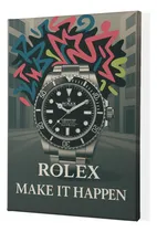 Comprar Cuadro Mural Grafiti Rolex Submariner Urbano Moderno Full Hd