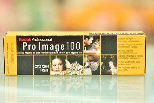 Rollo Kodak Pro Image 35 Mm 100 Asa Caja X5 U
