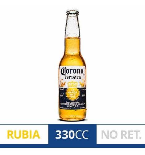 Corona Porron Vidrio 330 Ml Jgdistribuidorabebidas