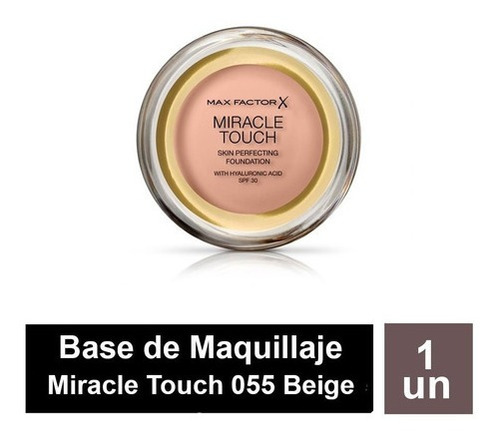 Imagen 1 de 4 de Base De Maquillaje Max Factor Miracle Touch Foundation