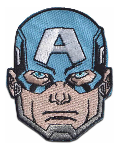 Parche Bordado Marvel Capitan America Avenger Aplique D Tela