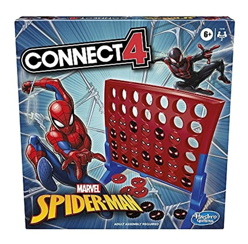 Juego Hasbro Gaming Connect 4: Marvel Spider-man Edition, Ju